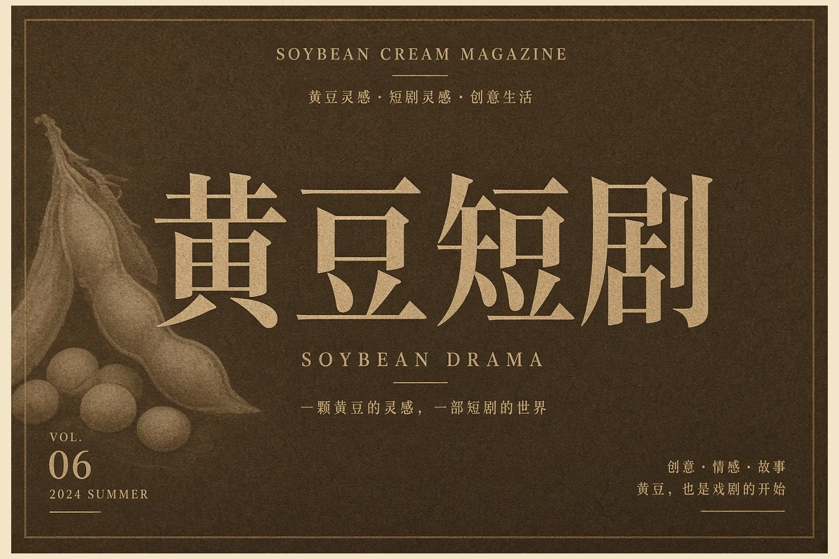 黄豆短剧品牌视觉